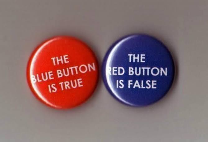 red blue button paradox